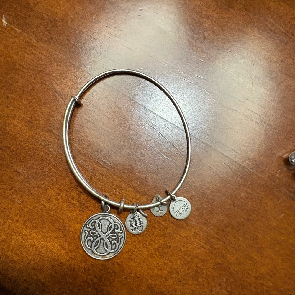 Alex and Ani Silver Charm Bracelet